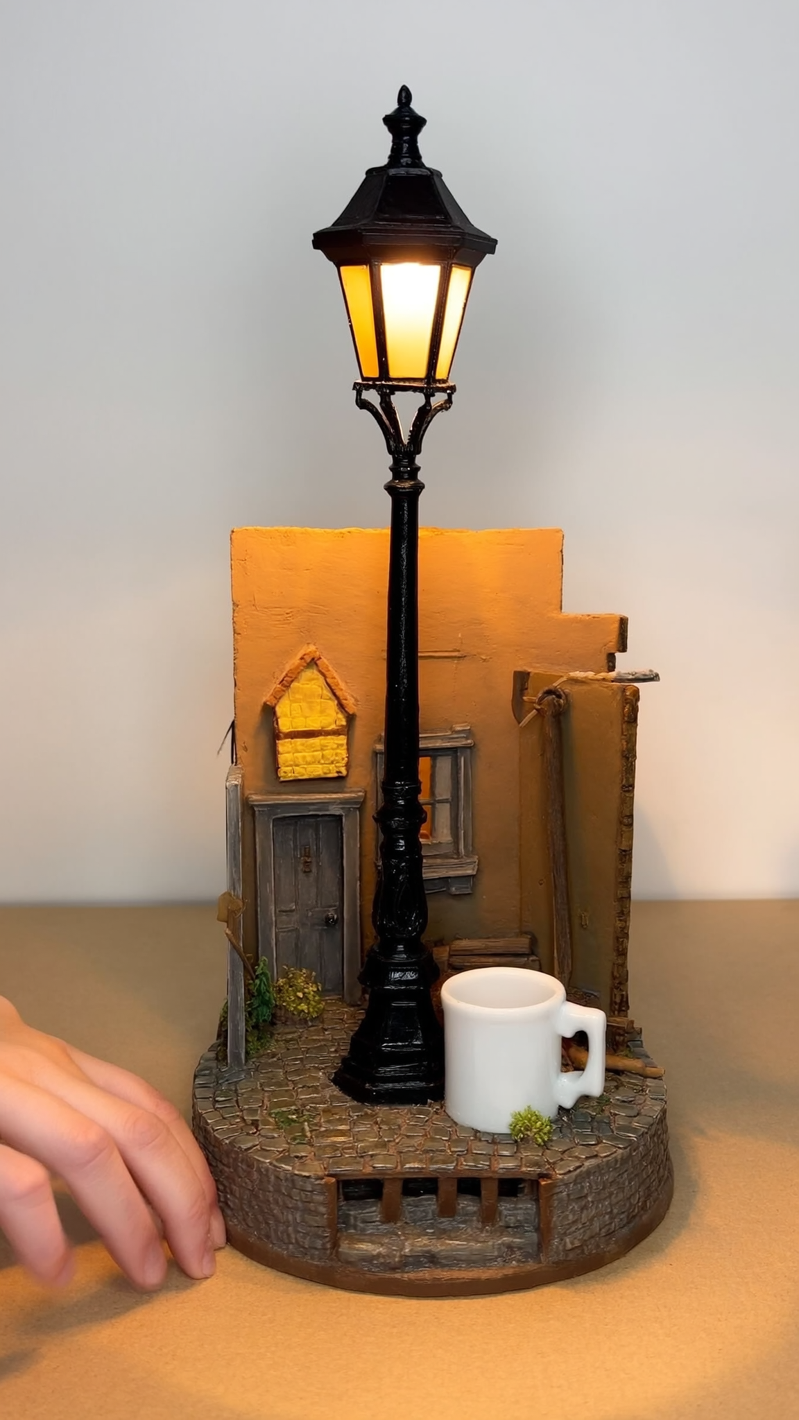 Dollhouse Lamppost Template 1:12 Scale