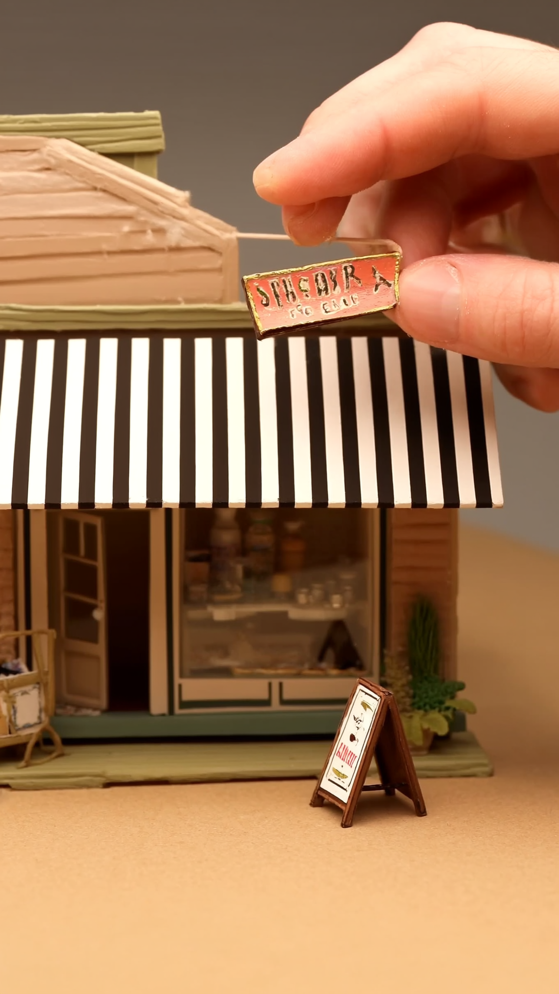 Miniature Shop Signs & Awnings Printable 1:12 Scale