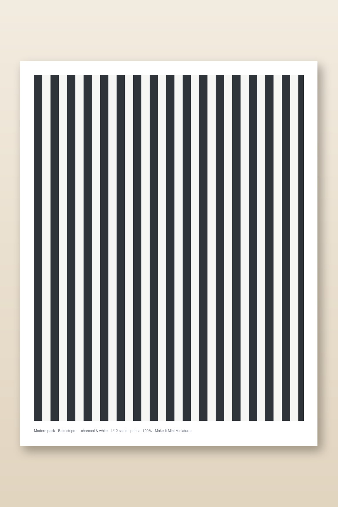 Dollhouse Wallpaper & Flooring Printable 1:12 Scale