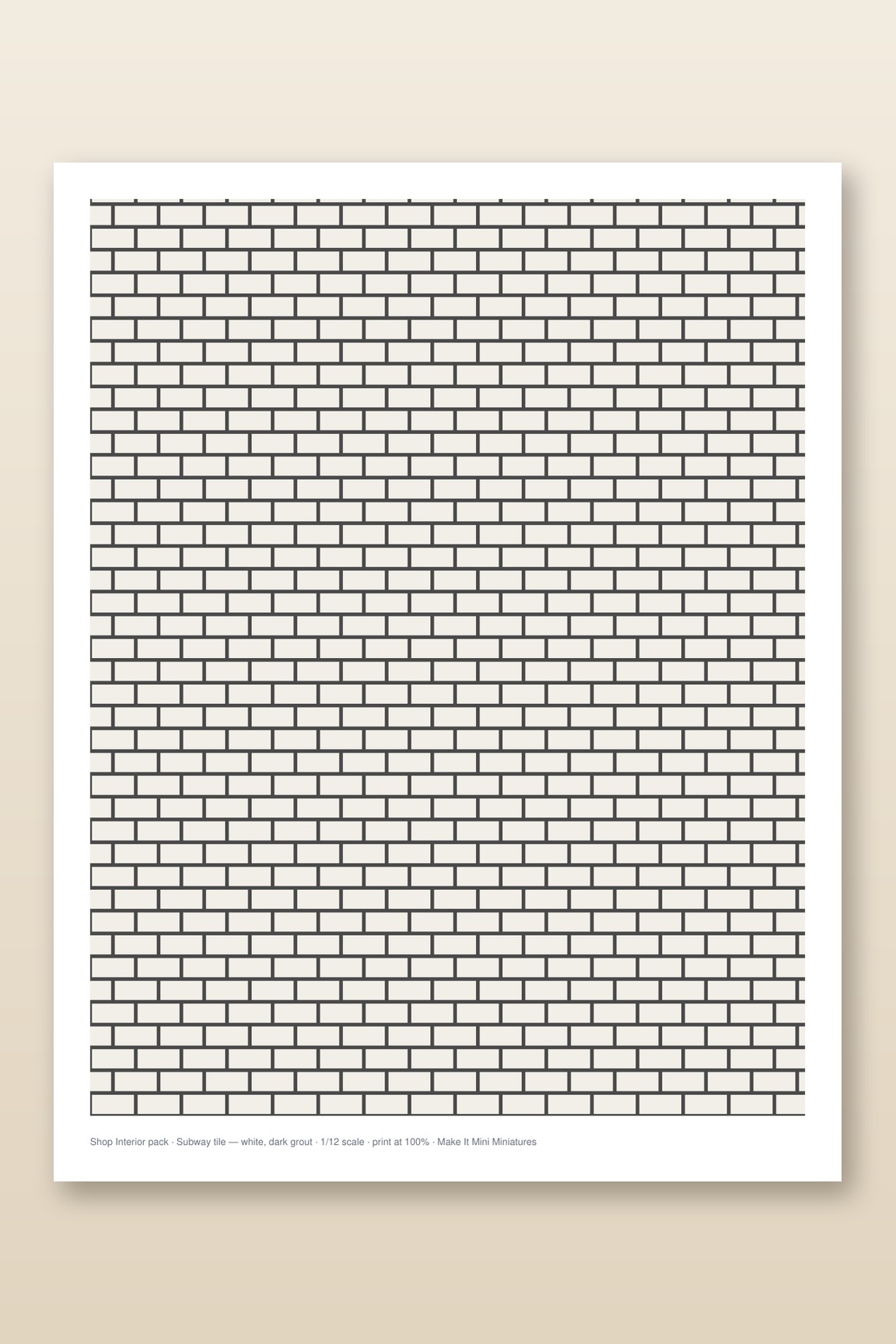 Dollhouse Wallpaper & Flooring Printable 1:12 Scale