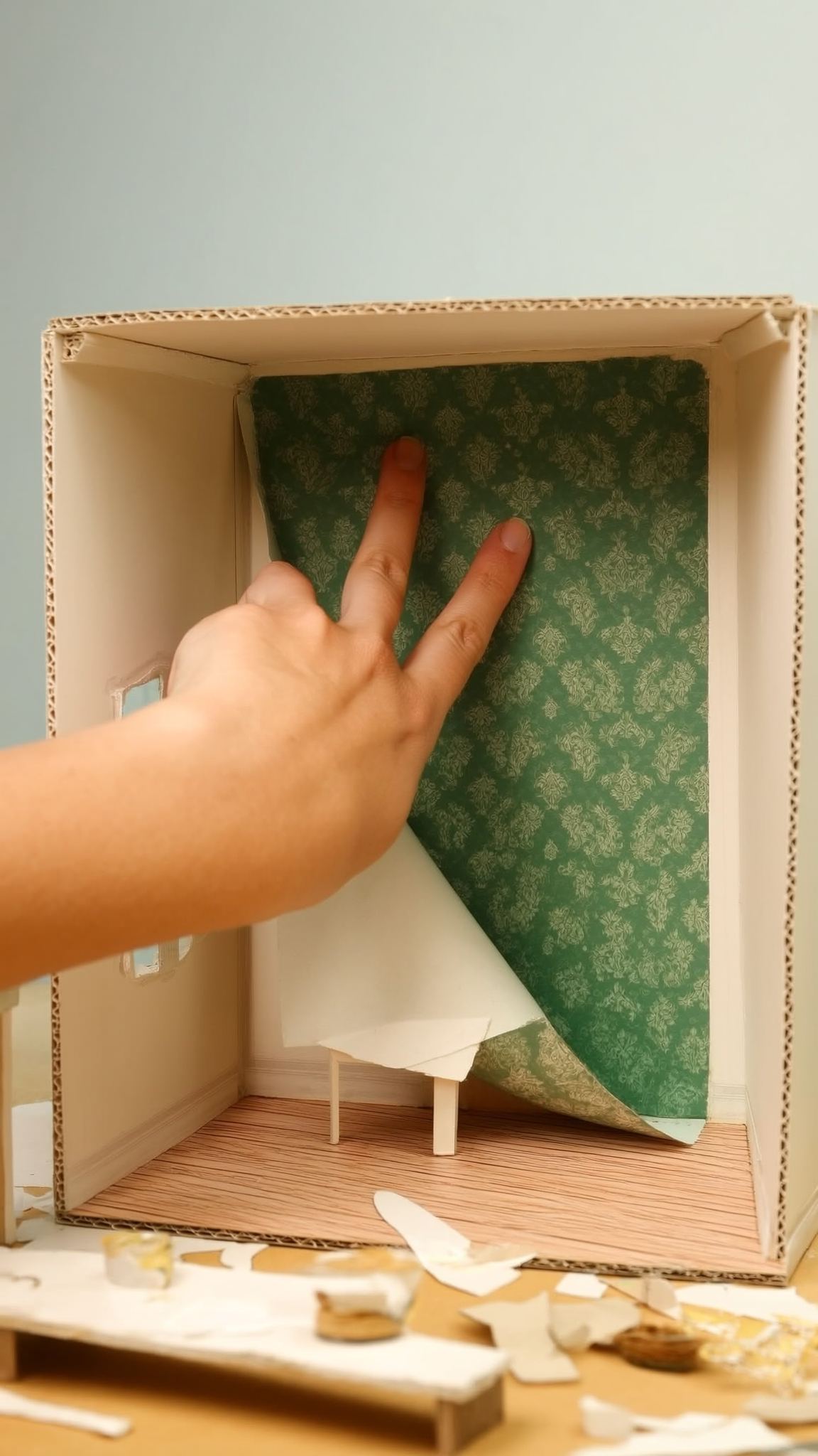 Dollhouse Wallpaper & Flooring Printable 1:12 Scale